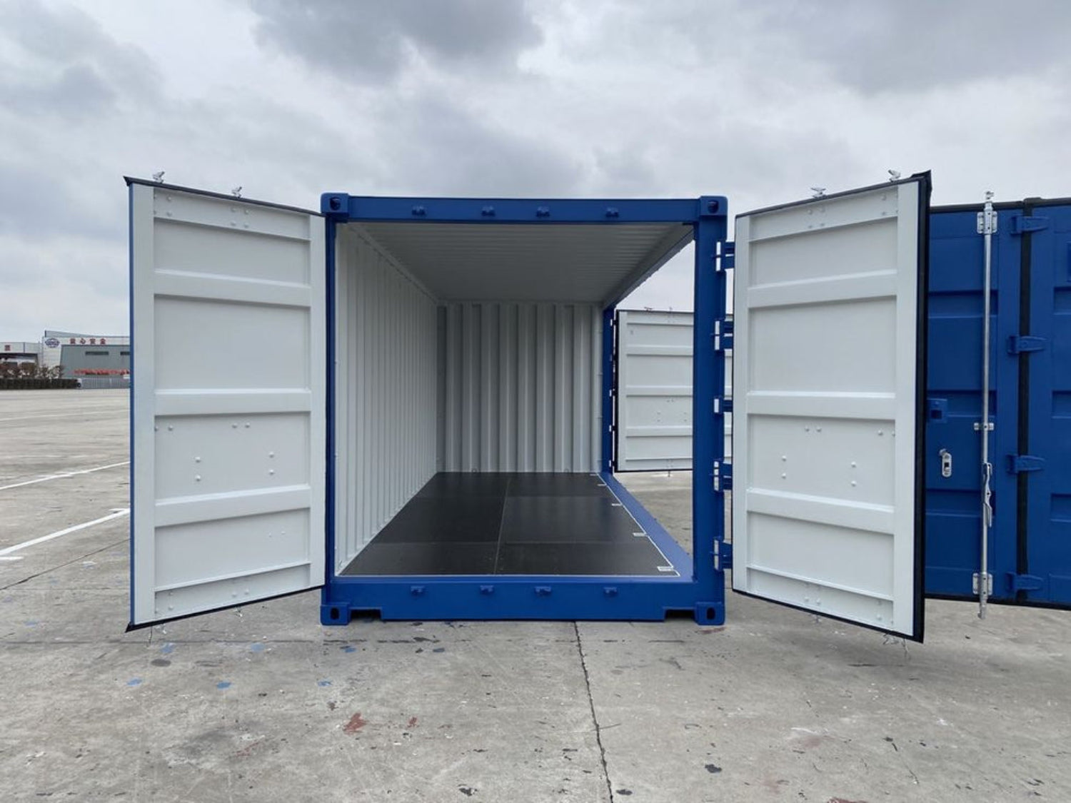 20-voet open zeecontainer