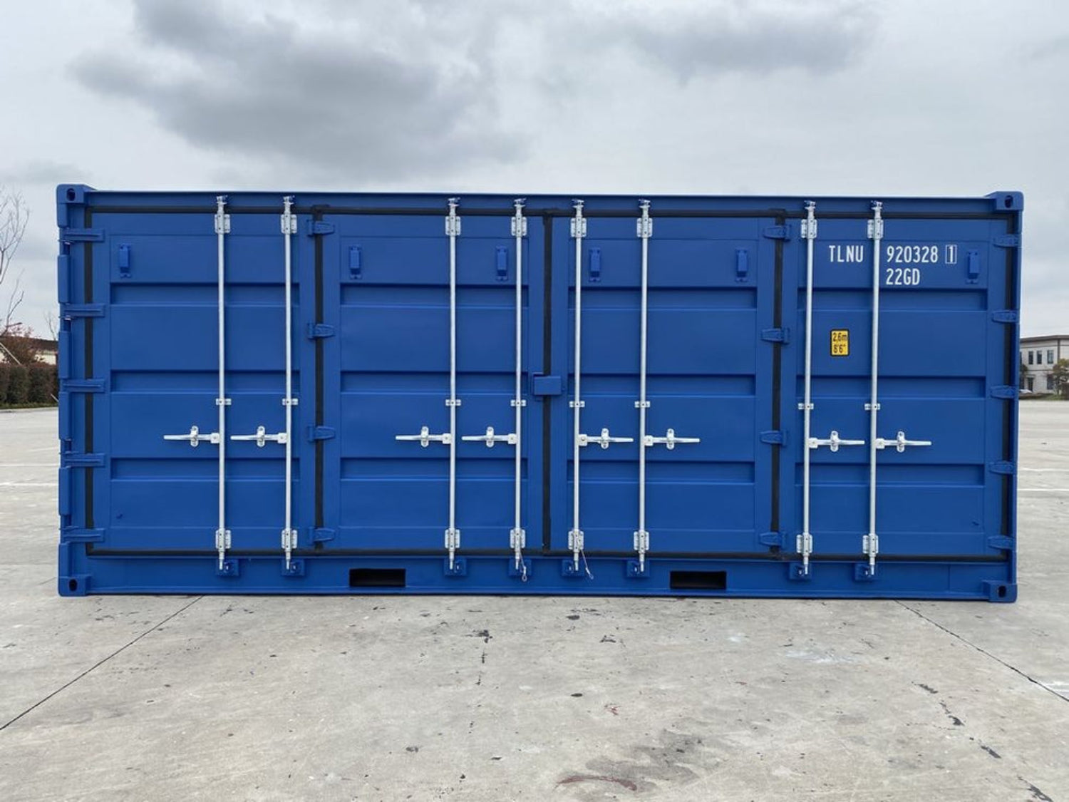 20-voet open zeecontainer