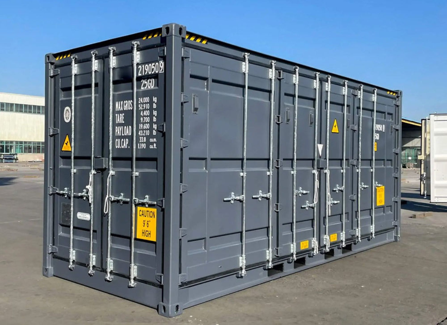 20ft DSD (Double Side Door) zeecontainer – IICL-standaard