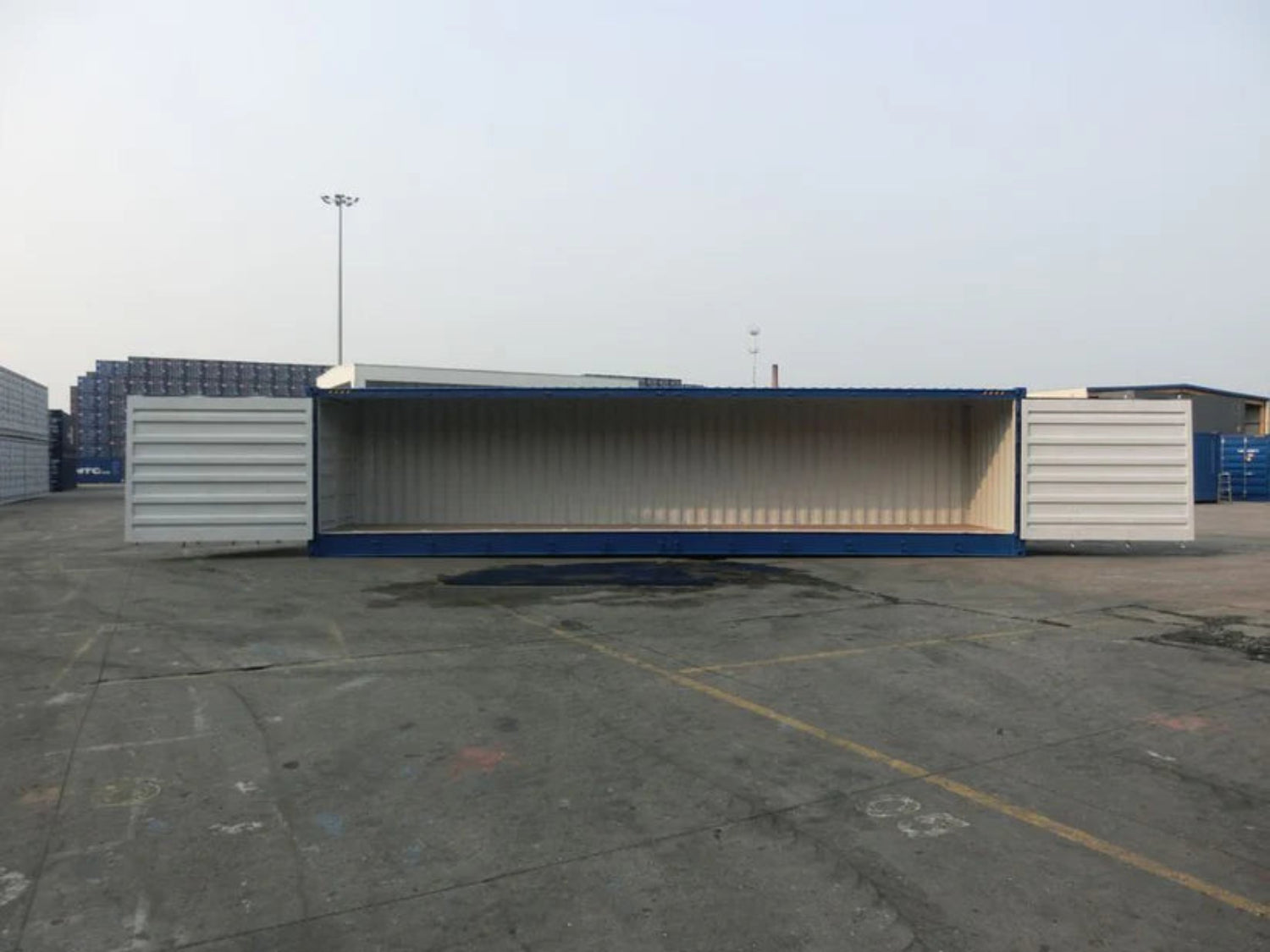 40-voet HC-zeecontainer met zijdeuren