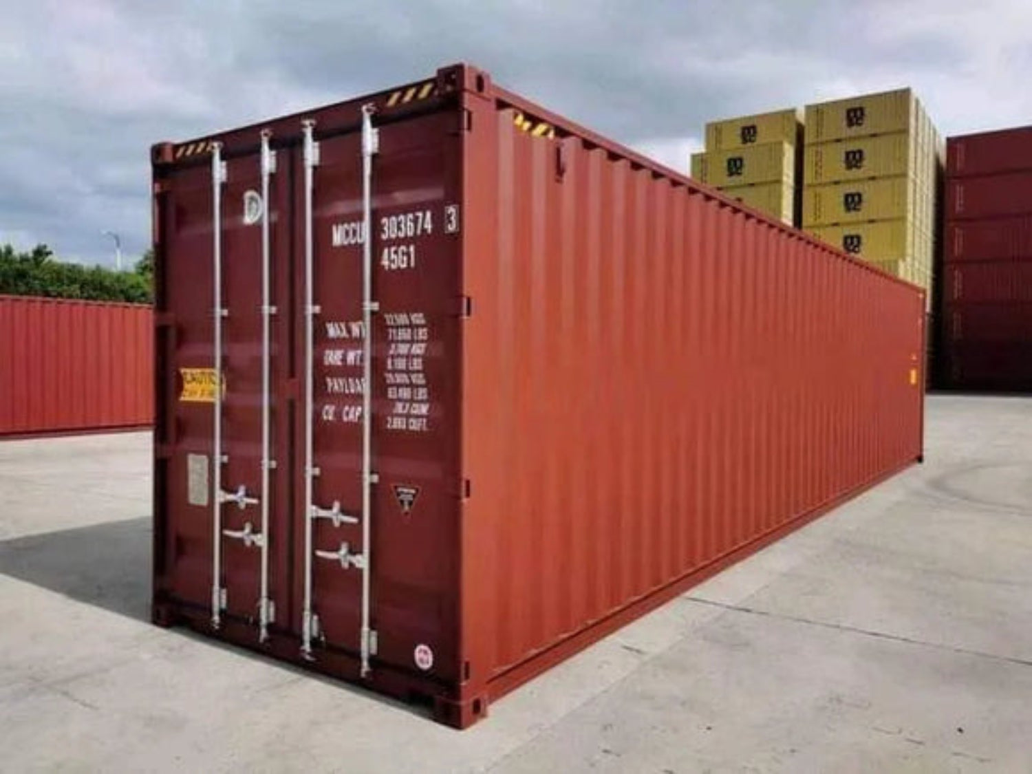 40-voet zeecontainer HC