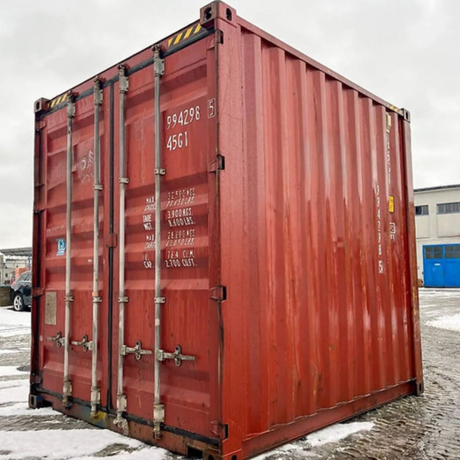 Gebruikte 10-voet zeecontainer