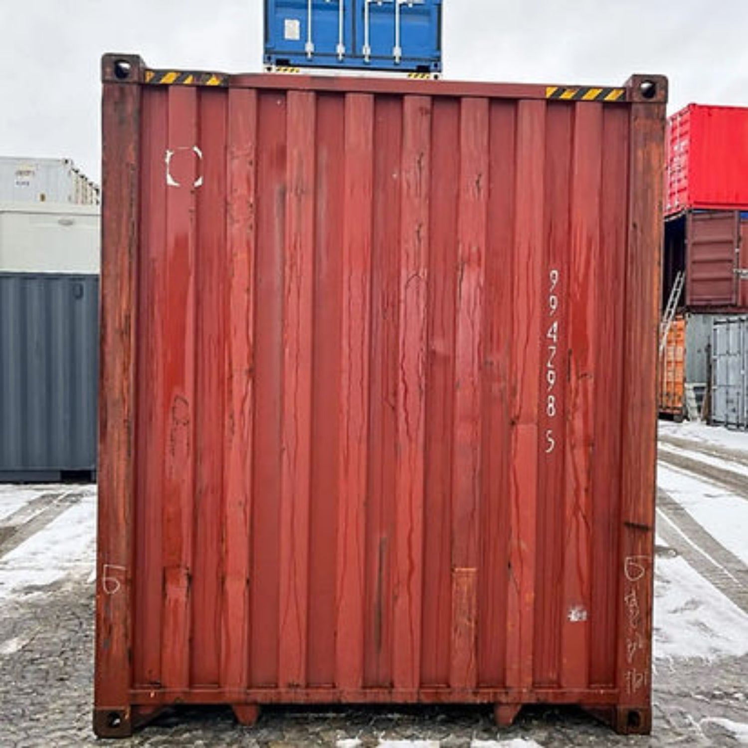 Gebruikte 10-voet zeecontainer